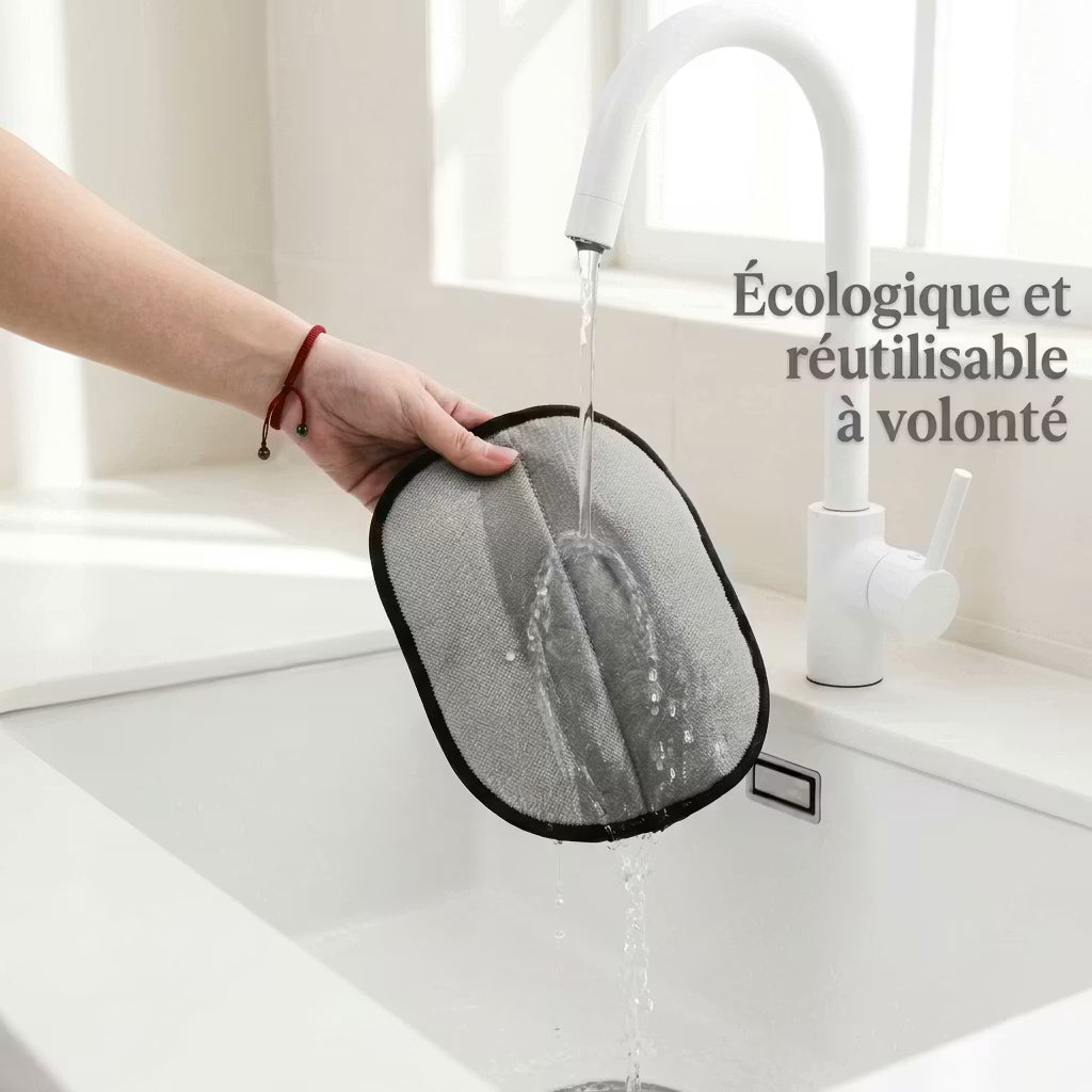 Gant attrape-poils Sovra rincé à l'eau – réutilisable à l'infini, écologique et durable